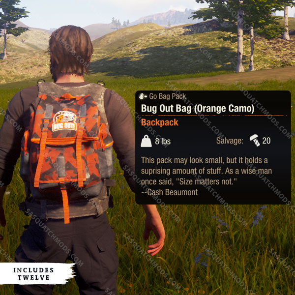 state of decay 2 Bug Out Bag