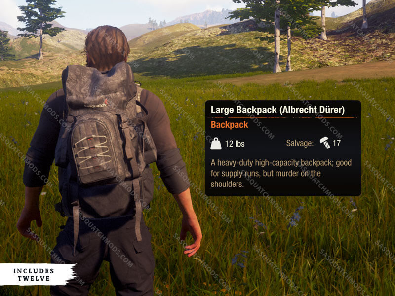 state of decay 2 Albrecht Durer backpack