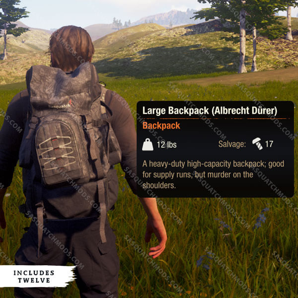 state of decay 2 large backpacks albrecht durer