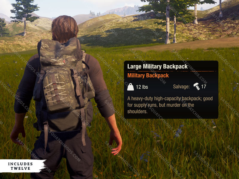 state of decay 2 Large Military Backpack