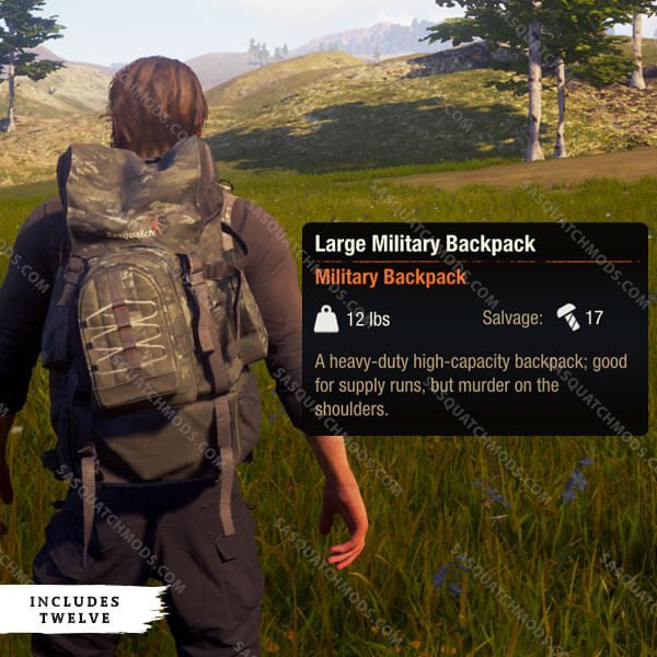 state of decay 2 Large Military Backpacks