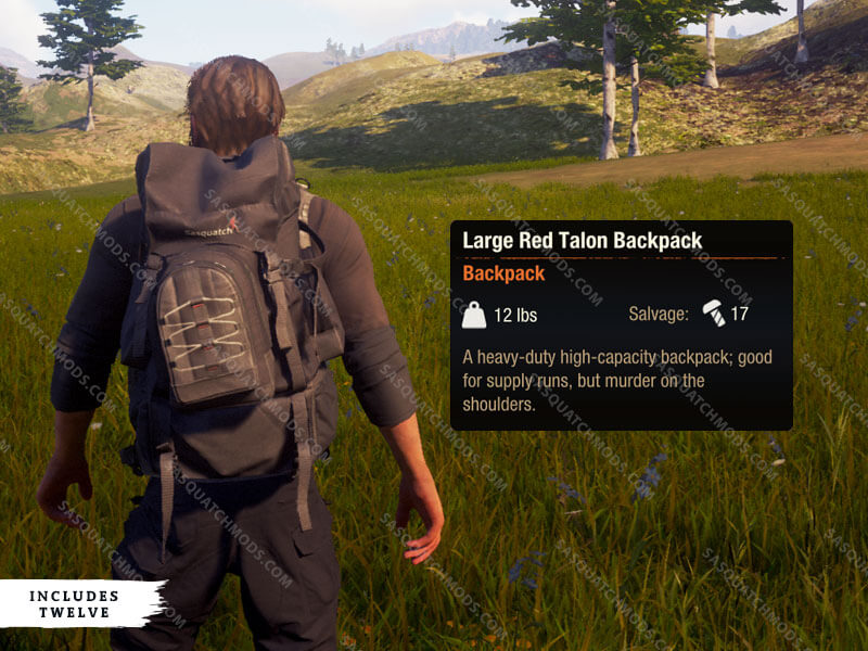 state of decay 2 Large Red Talon Backpack