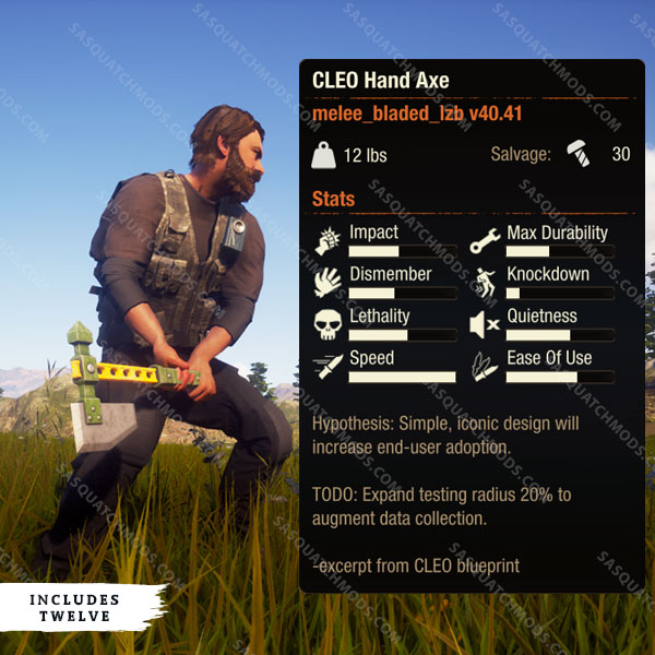 state of decay 2 cleo hand axe