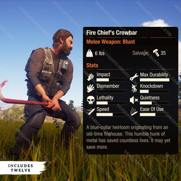 state of decay 2 Fire Chief's Crowbar