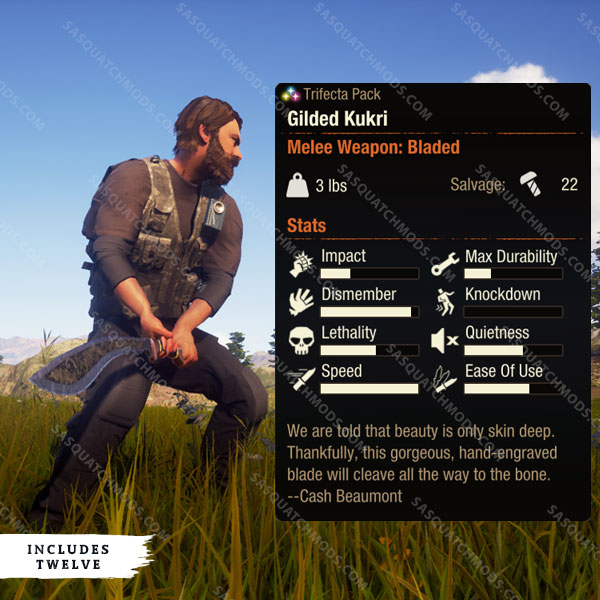 state of decay 2 Gilded Kukri