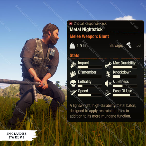 state of decay 2 metal nightstick