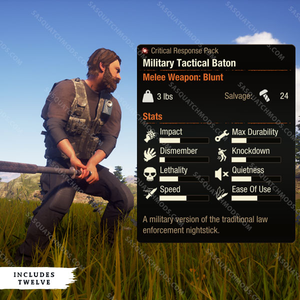 state of decay 2 Military Tactical Baton