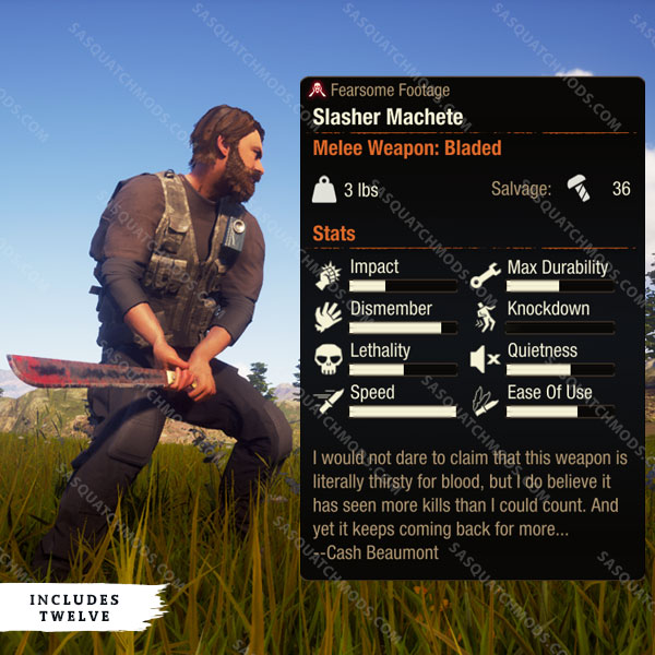 state of decay 2 slasher machete