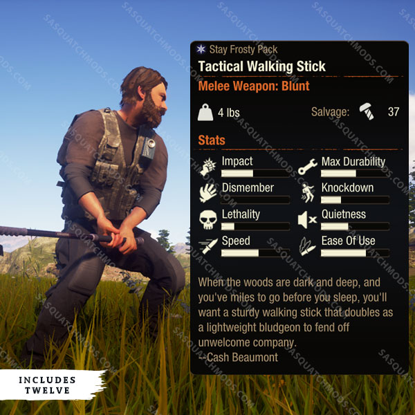 state of decay 2 tactical walking stick