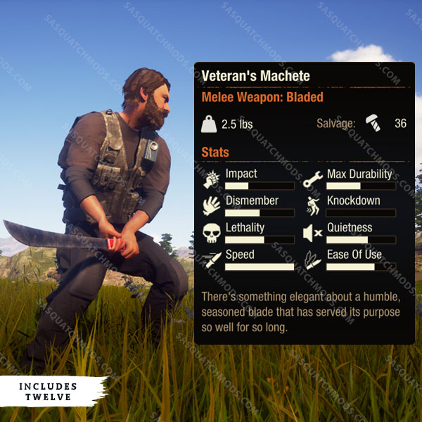 state of decay 2 Veterans Machete