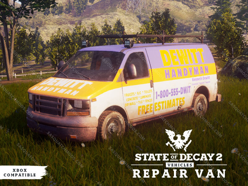 state of decay 2 repair van