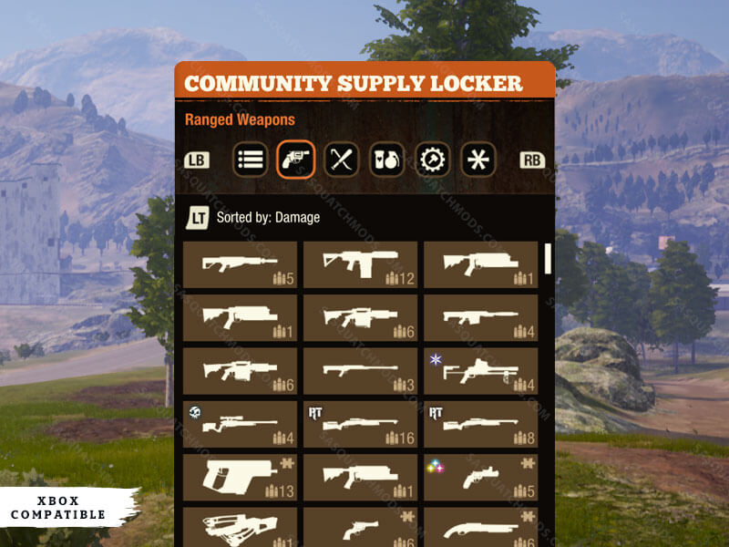 state of decay 2 unmodded guns