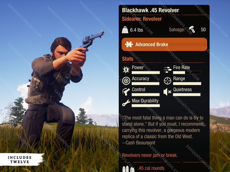 state of decay 2 Blackhawk .45 Revolver