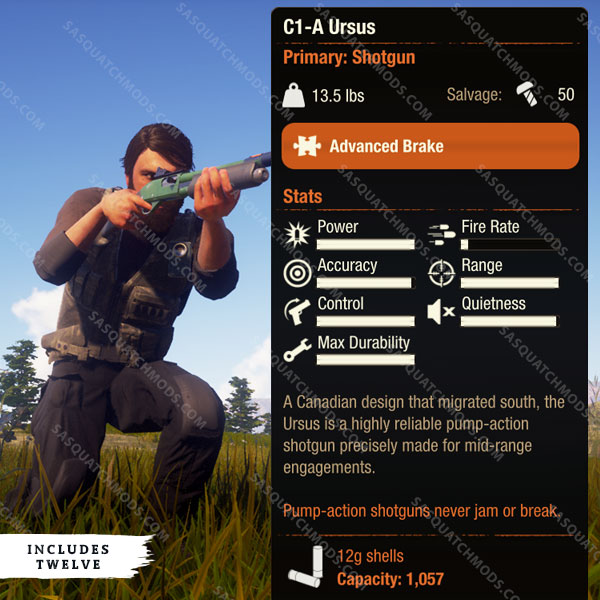 state of decay 2 C1-A Ursus