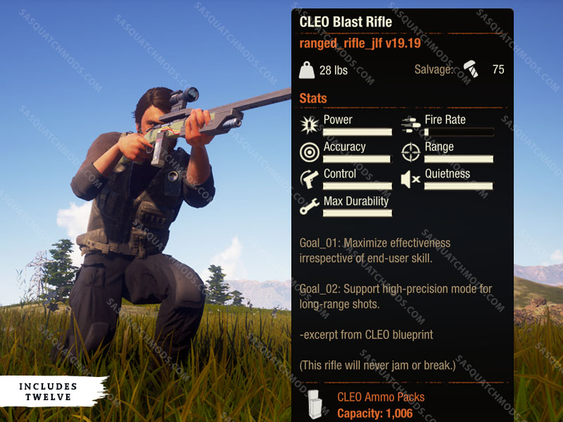 state of decay 2 cleo blast rifle