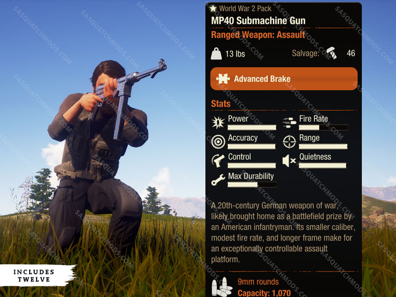 state of decay 2 mp40 submachine gun