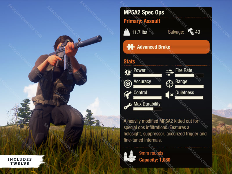 state of decay 2 MP5A2 Spec Ops