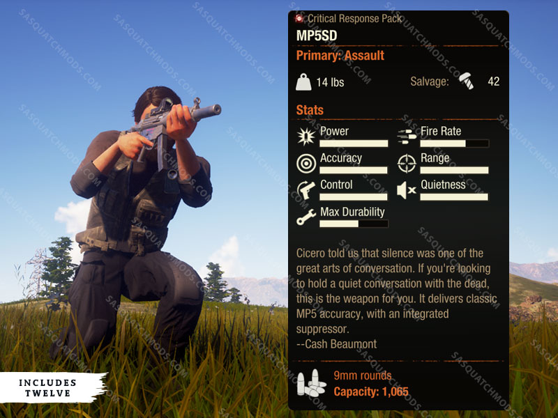 state of decay 2 MP5SD