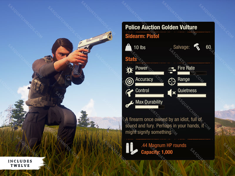 state of decay 2 police auction golden vulture