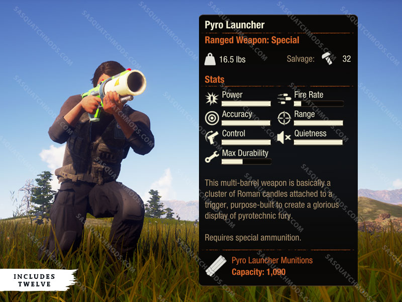 state of decay 2 pyro launcher