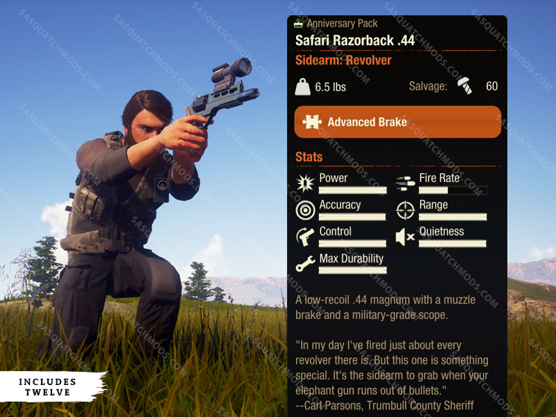 state of decay 2 safari razorback .44