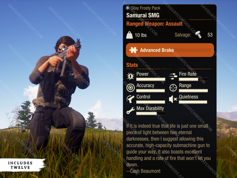 state of decay 2 samurai smg