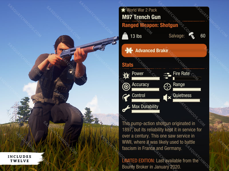 state of decay 2 M97 Trench Gun