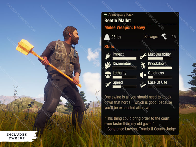 state of decay 2 beetle mallet