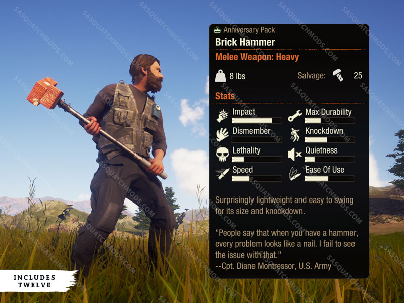 state of decay 2 brick hammer
