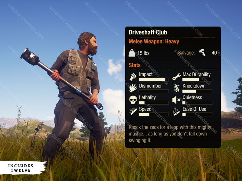 state of decay 2 driveshaft club