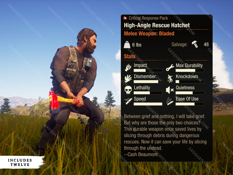 state of decay 2 high-angle rescue hatchet