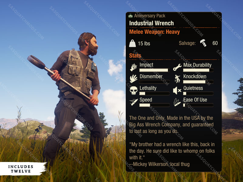 state of decay 2 industrial wrench
