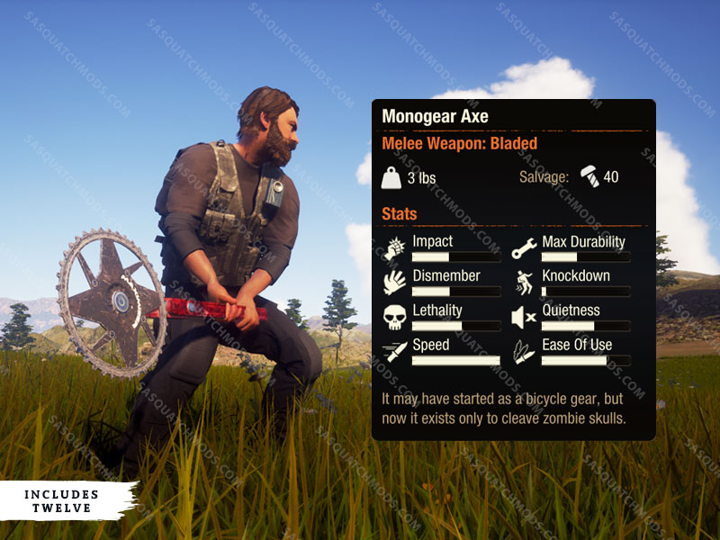 state of decay 2 Monogear Axe