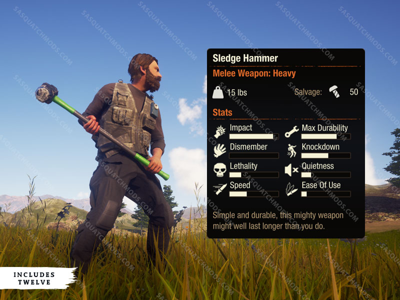 state of decay 2 sledge hammer
