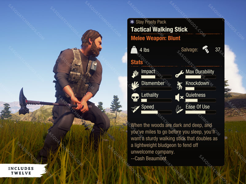 state of decay 2 tactical walking stick