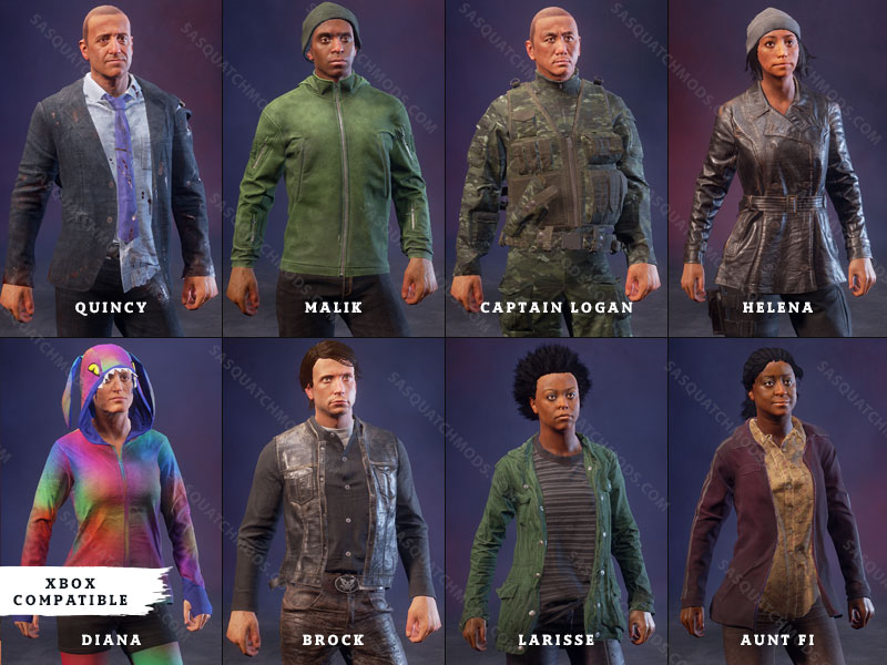 3 Character Model Changes - State of Decay 2 - Sasquatch Mods