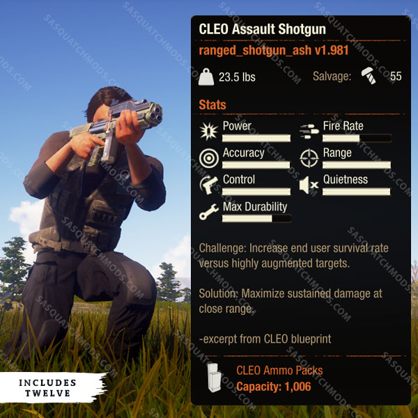 state of decay 2 cleo assault shotgun