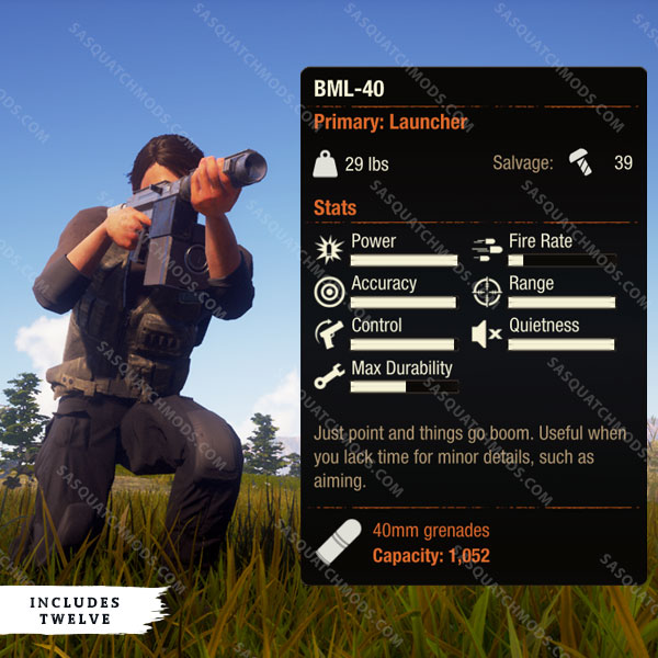 state of decay 2 bml-40 launcher