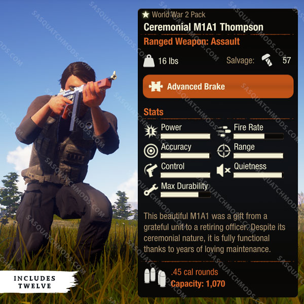 state of decay 2 ceremonial m1a1 thompson