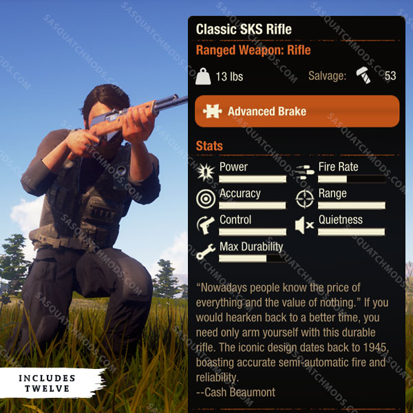 state of decay 2 classic sks rifle