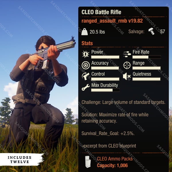 state of decay 2 cleo battle rifle