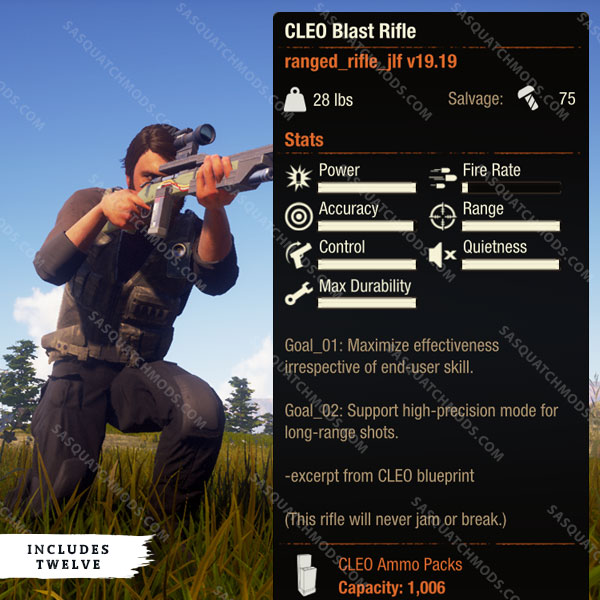 state of decay 2 cleo blast rifle