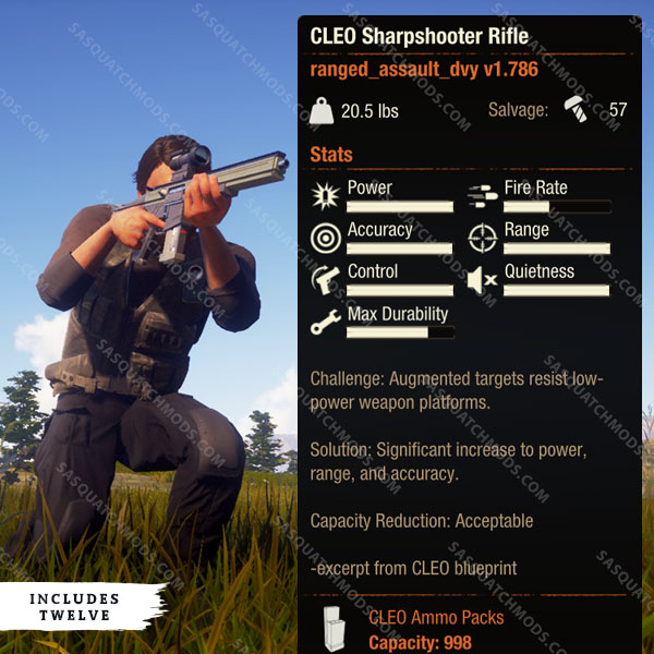 state of decay 2 cleo sharpshooter rifle