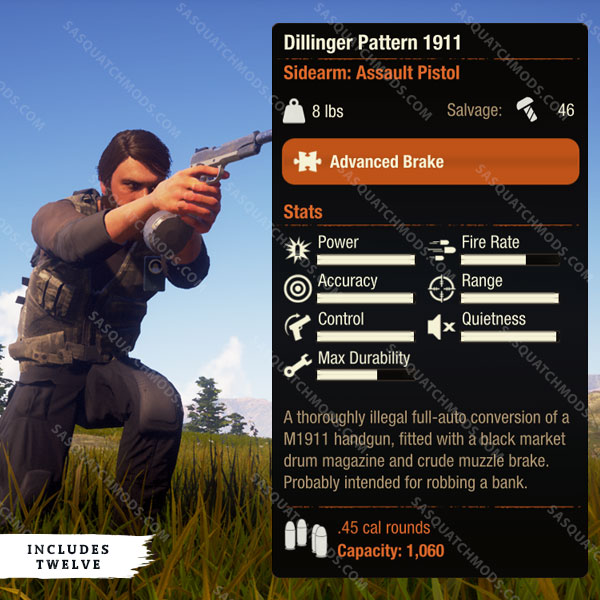 state of decay 2 dillinger pattern 1911