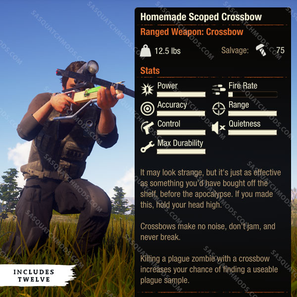 state of decay 2 homemade scoped crossbow