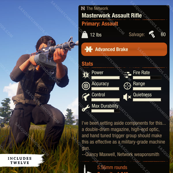 state of decay 2 masterwork assault rifle