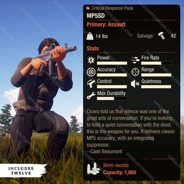 state of decay 2 MP5SD