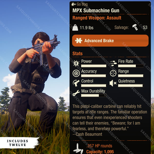 state of decay 2 mpx submachine gun