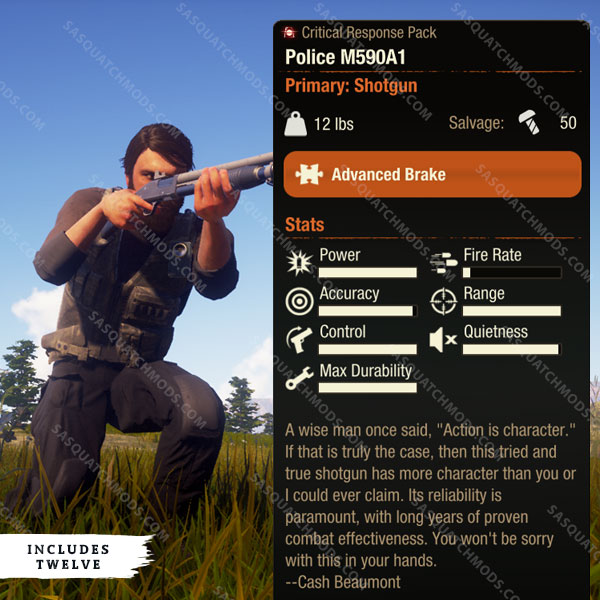 state of decay 2 police m590a1 shotgun