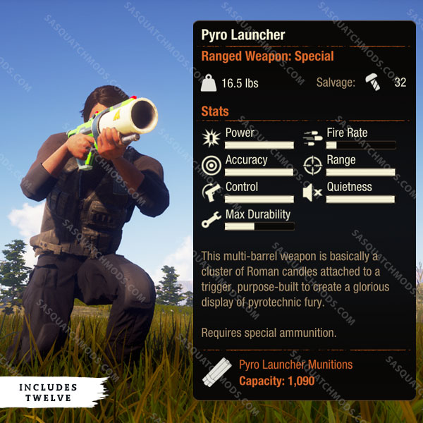 state of decay 2 pyro launcher